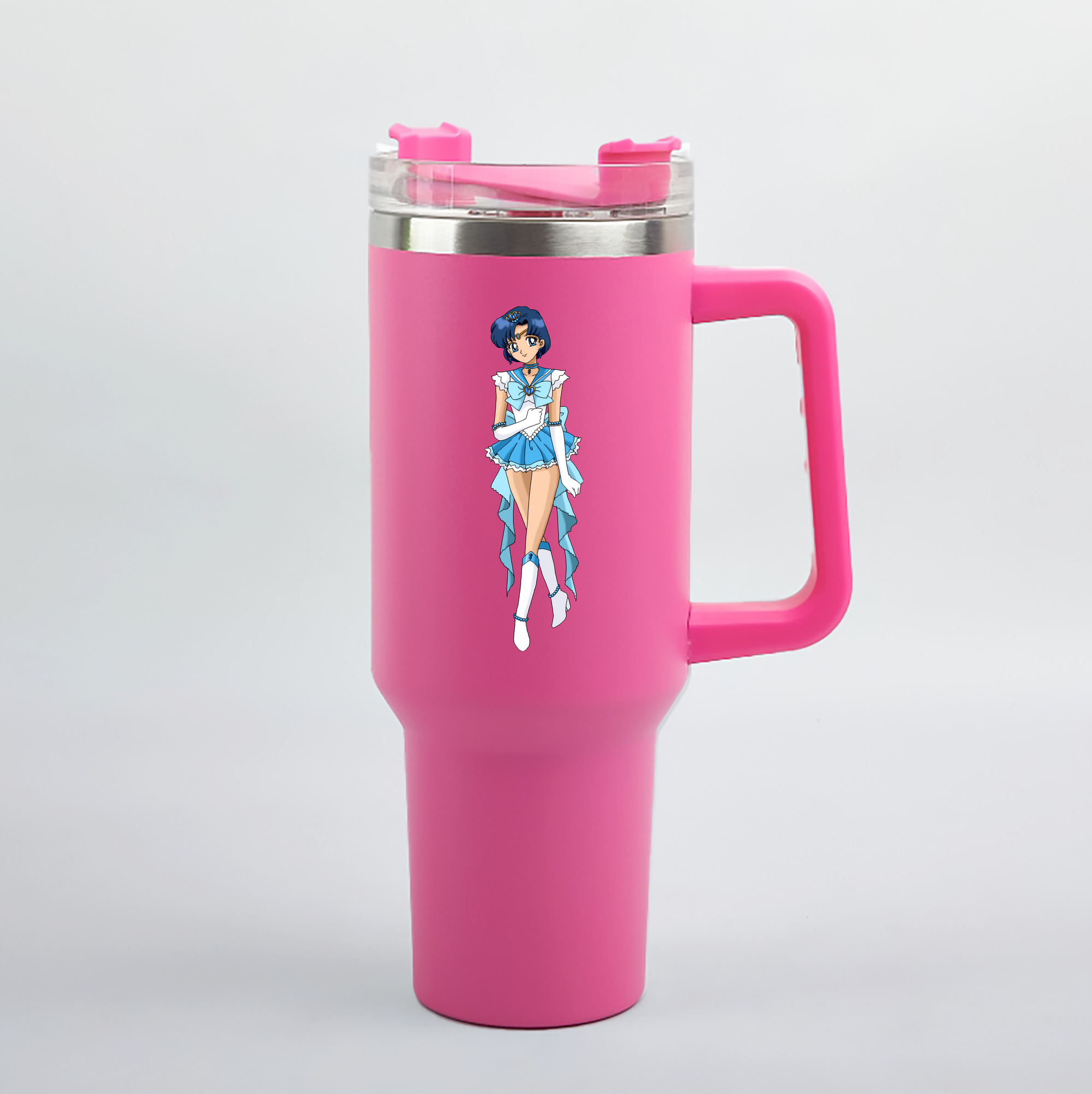 （画像用） 美少女戦士セーラームーン 水野 亜美 みずの あみ Sailor Moon Mizuno Ami 1200mL車用タンブラー（カラープリント）
